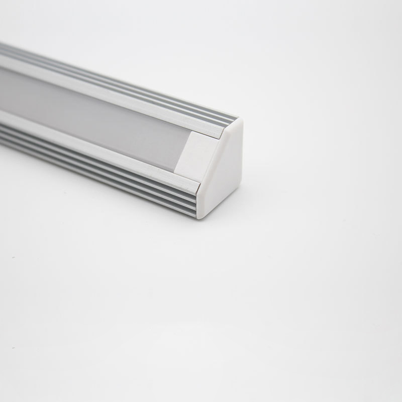 Black Corner LED Aluminum Channel  For 10mm Flexible LED Strips